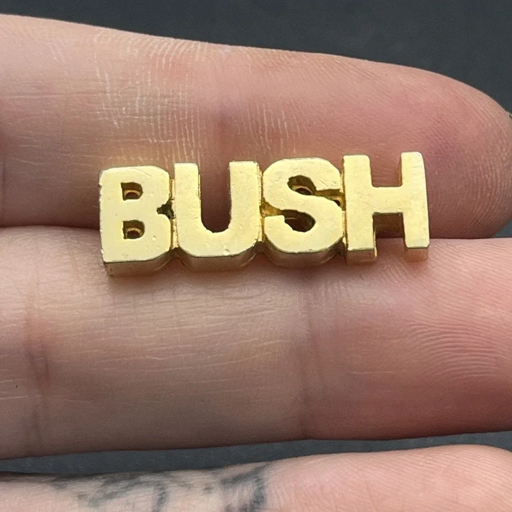Bush Gold Tone Lapel‎ Hat Pin